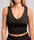 Musculosa escote en v forrado