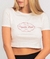 Remera crop market coquette mind en internet