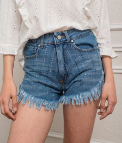 Short tiro alto c-strass - comprar online