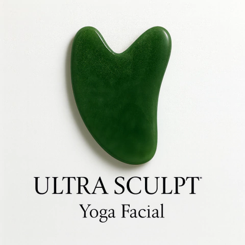 Jade Sculpt™ – Gua Sha de Jade para Yoga Facial & Esculpido Natural - comprar online