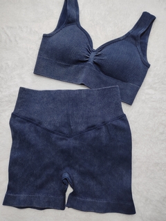 Conjunto Boston azul marino
