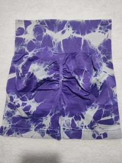 Short Batik Violeta y blanco en internet