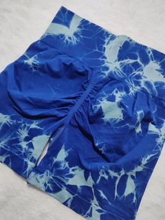 Short Batik Azul y celeste - comprar online