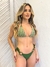 Calcinha tanga com argola e laço largo