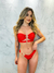 Conjunto Sutiã TQC com Faixa e Argolas + Calcinha Asa Delta Texturada com Argolas - loja online