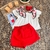 Conjunto Blusa e Shorts Saia Cereja Lenço - Momi - comprar online
