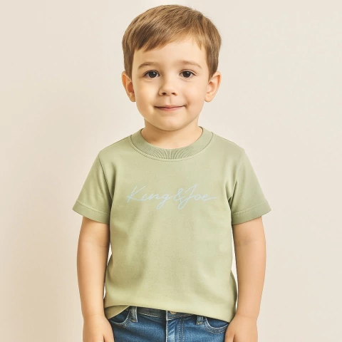 Camiseta Verde Mongolia Logomania - King Joe - comprar online