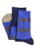 Meias lisas invertidas - Azul - EU, ETIQUETA