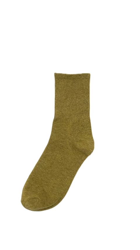 Meias lisas 95% algodão - Verde - comprar online