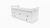 DIVAN DOBLE CON CAJONERA INFINITY CON CRUCES