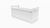 Imagen de DIVAN DOBLE CON CAJONERA INFINITY CON CRUCES
