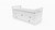 DIVAN DOBLE CON CAJONERA INFINITY CON CRUCES - tienda online