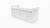 DIVAN DOBLE CON CAJONERA INFINITY CON CRUCES - Milagritos
