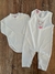 JARDINERO DE PLUSH Y BODY DE ALGODON TALLE 3 MESES - comprar online