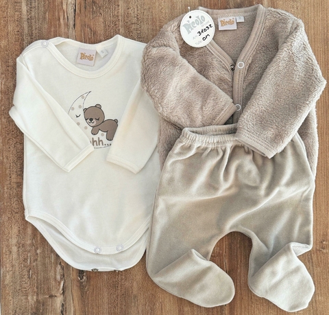 BODY + RANITA DE PLUSH + CAMPERA 1+