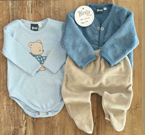 BODY + RANITA DE PLUSH + CAMPERA 0+