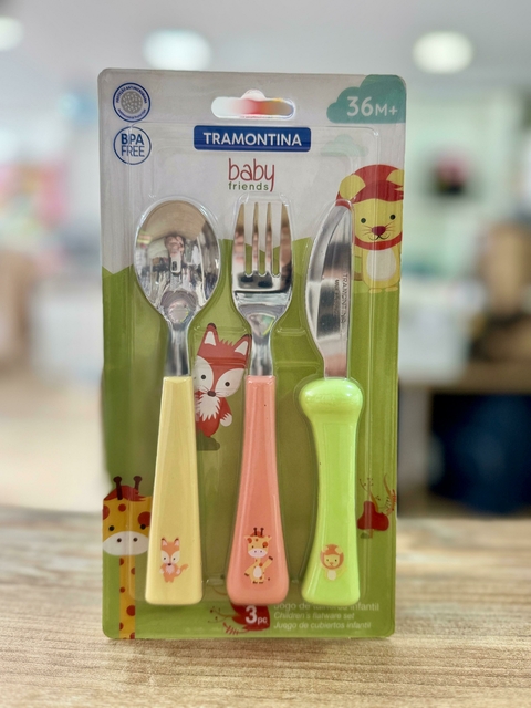 CUBIERTOS DE METAL x3 36+ - comprar online