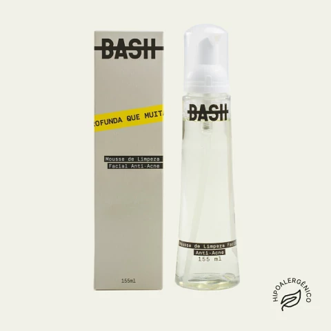 Mousse de Limpeza Facial Antiacne BASH