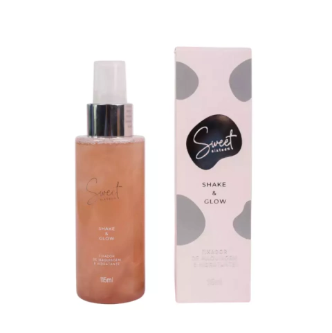Bruma facial Shake e Glow Fixador Sweet Sixteen- 115ml