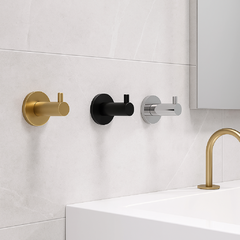 Percha Simple Linea Basic Accesorio Baño Ottone - comprar online