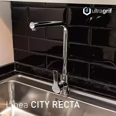 Griferia Cocina City Cuadrada - comprar online