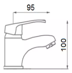 Griferia Lavatorio De Baño Gunner - comprar online