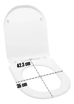 Asiento Inodoro Bari Urea Cierre Suave - Dream Home Interiores