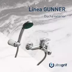 Griferia Ducha Monocomando Exterior C/transf Gunner - comprar online