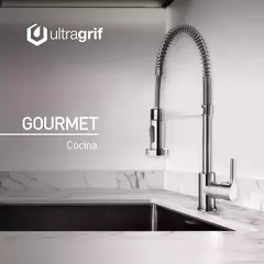 Griferia Cocina Gourmet Pico Extraible - comprar online