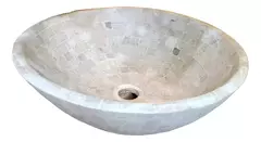 Bacha De Apoyo Piedra Roma Carrara Artesanal - tienda online