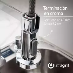 Griferia Cocina Gourmet Pico Extraible en internet