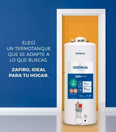 TERMOTANQUE 85L MG SEÑORIAL ZAFIRO - Dream Home Interiores