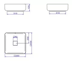Bacha Deca Slim L.11040.17 Cuadrada 40x40 en internet