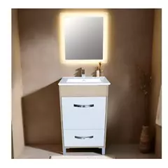 Mueble De Baño De Pie Space 60cm Roble y Blanco Campi