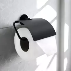 Portarollo De Papel Higiénico con Tapa Ottone Desing Linea Basic - comprar online