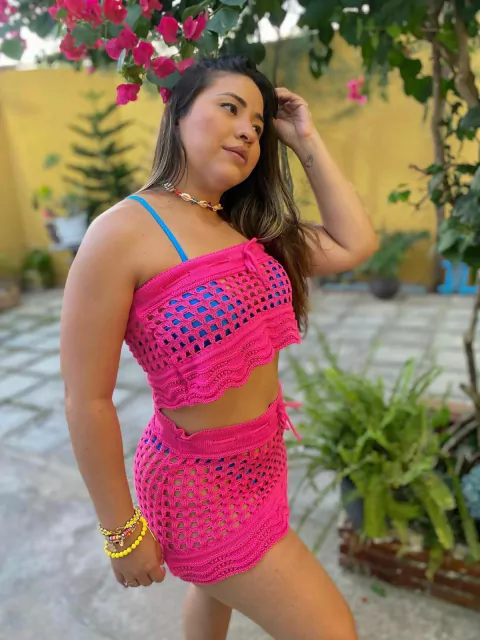 CONJUNTO CROCHE - PINK