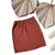 SAIA CURTA ORGANIC - MARROM