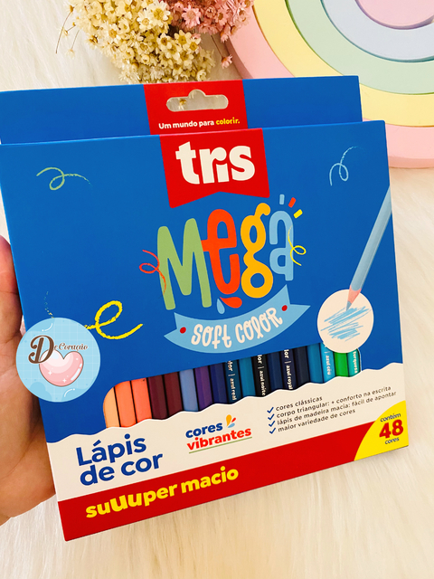 Lápis de Cor Tris - 48 cores - comprar online