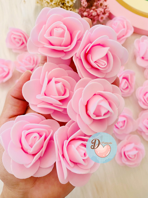 Rosas de EVA 4cm - Pct 6 Und - comprar online