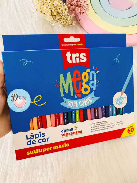 Lápis de Cor Tris - 60 cores - comprar online