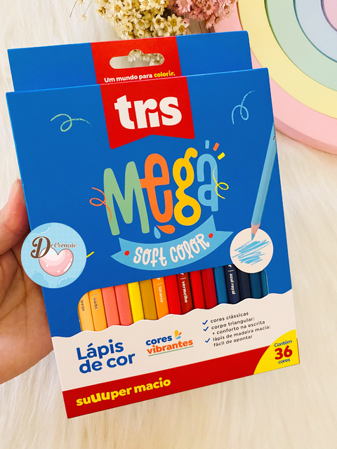 Lápis de Cor Tris - 36 cores - comprar online