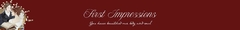 Banner da categoria First Impressions Collection