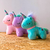 Peluche Unicornio pastel 20cm - comprar online