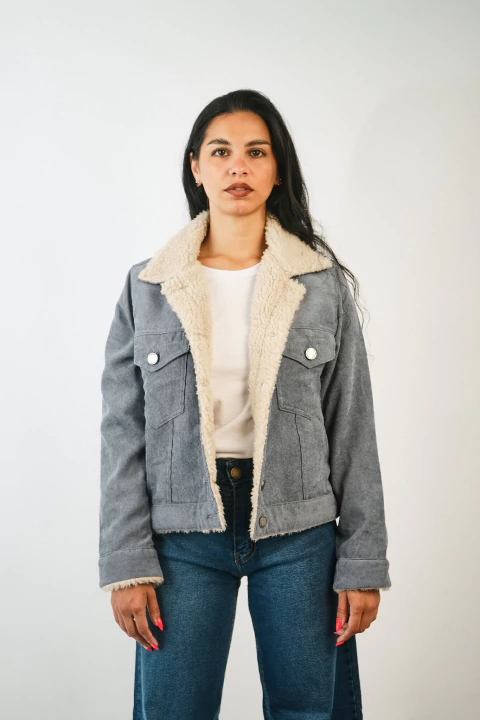 Campera De Corderoy Con Corderito - tienda online