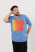 Remera De Jersey Big Fit Estampa Chill