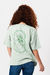 Remera De Jersey Larga Mano Con Flor - comprar online