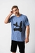 Remera De Jersey Regular Estampada - Gabucci