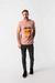 Remera De Jersey Slim Estampa Atardecer - Gabucci