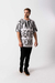 Remera De Jersey Oversize Aerografiada - comprar online