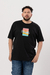Remera De Jersey Big Fit Estampada